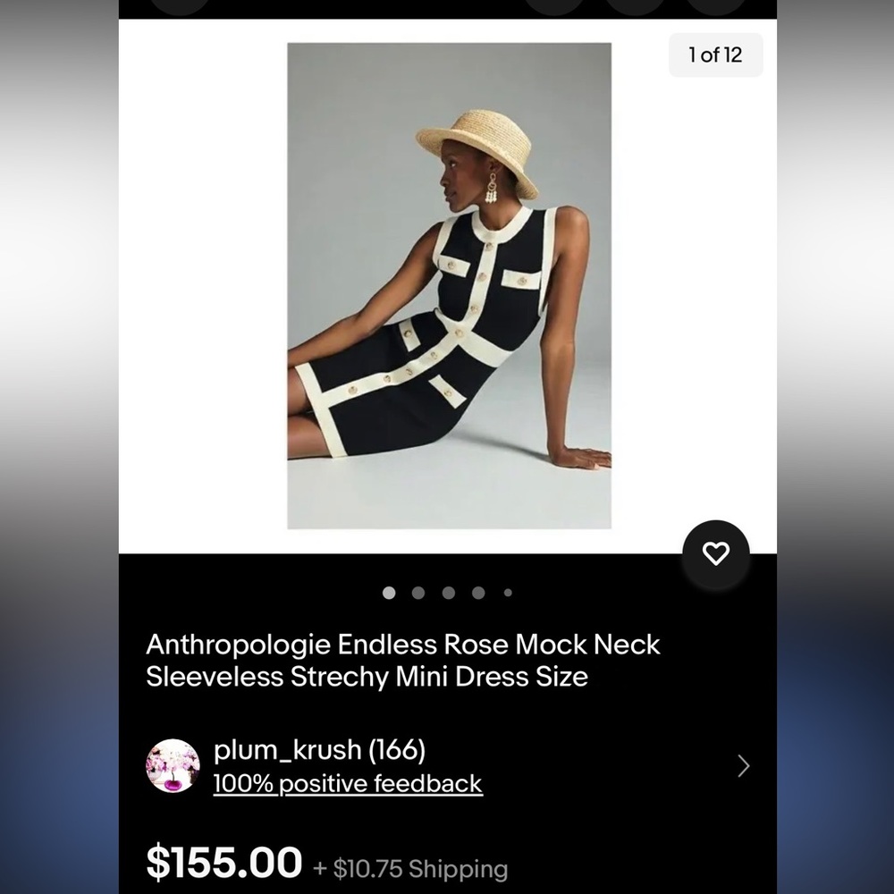 Knit Anthropologie Dress NWT